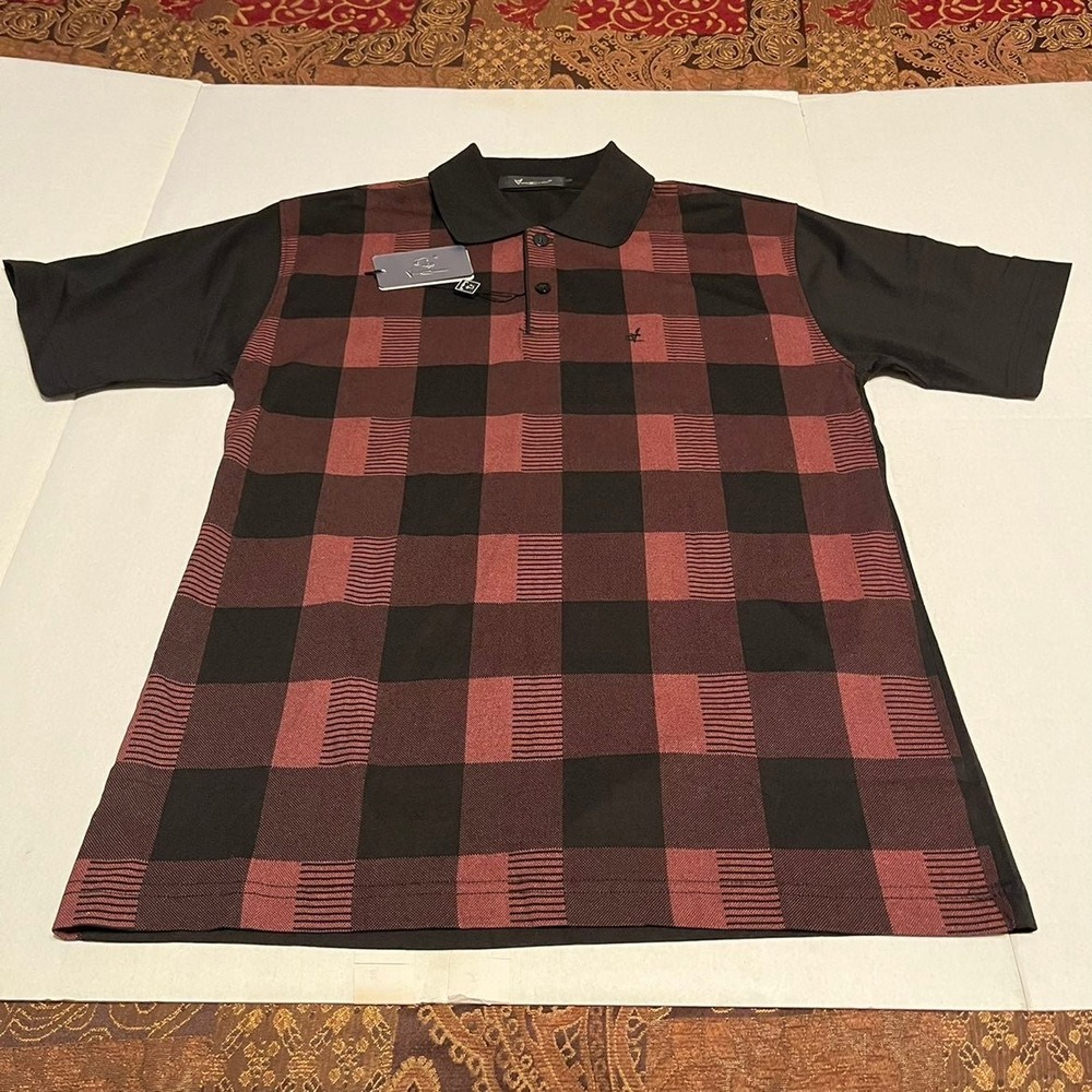 Le‎ Vieux Commandant men's large short sleeve polo shirt NEW
